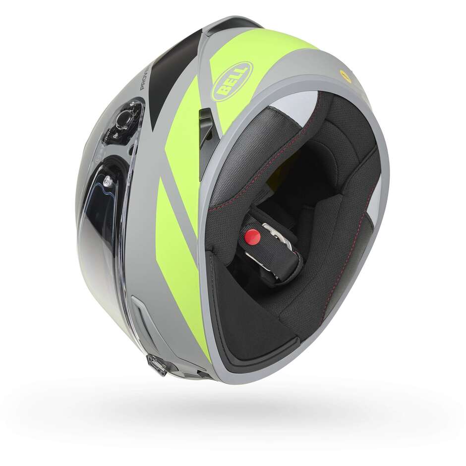 Casque moto Bell LITHIUM MIPS TECH Jaune Gris