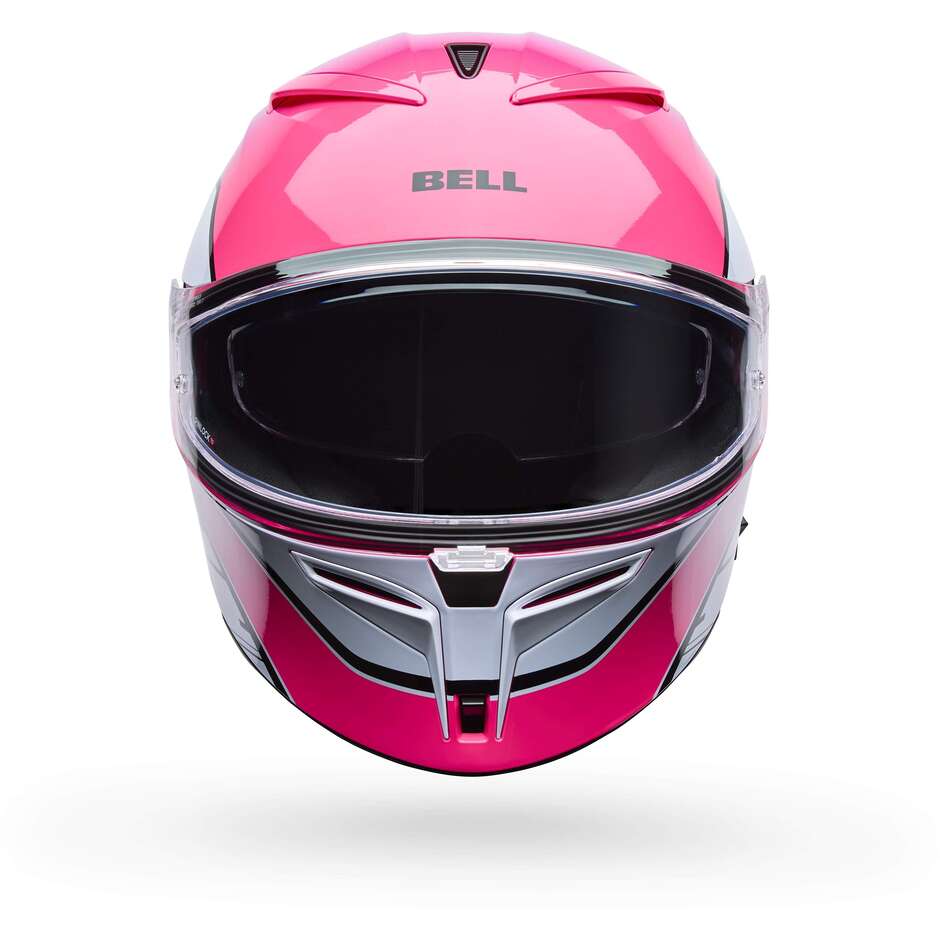 Casque moto Bell LITHIUM MIPS TRANSITION Violet Blanc