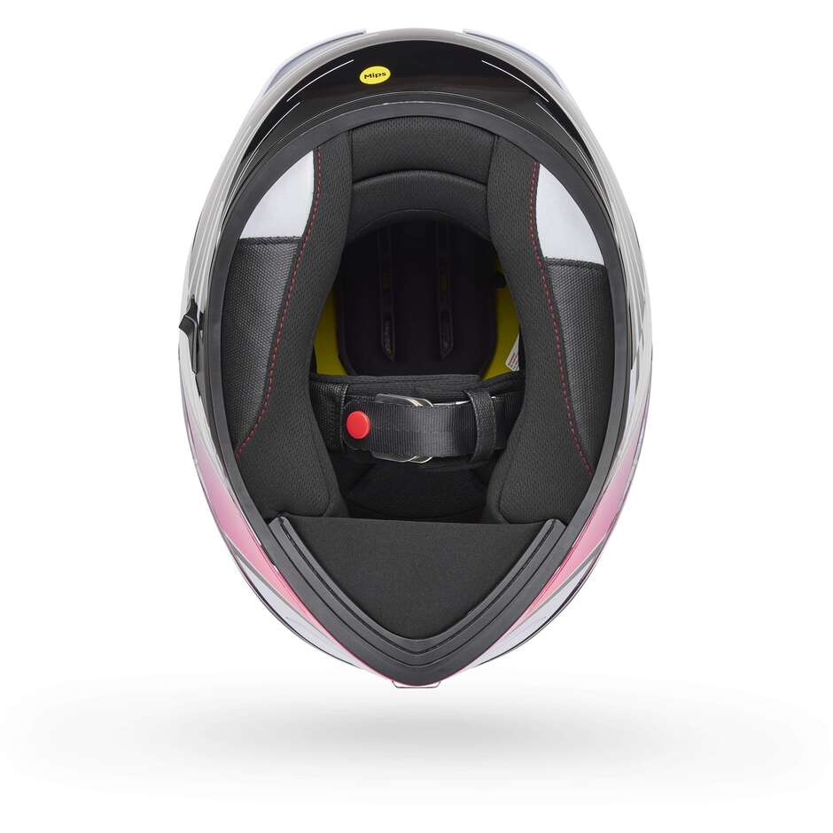 Casque moto Bell LITHIUM MIPS TRANSITION Violet Blanc