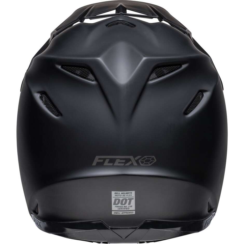 Casque Moto Bell MOTO-9s FLEX Cross Enduro Noir Mat