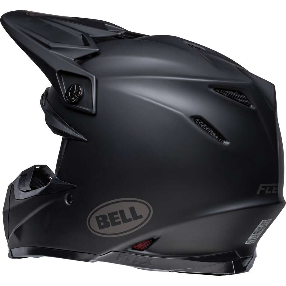 Casque Moto Bell MOTO-9s FLEX Cross Enduro Noir Mat
