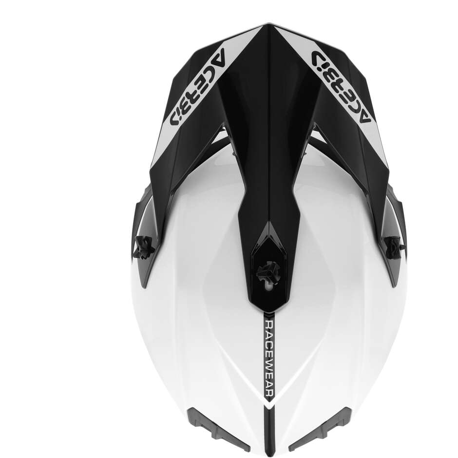 Casque Moto Cross Acerbis LINEAR 2206 Blanc 2