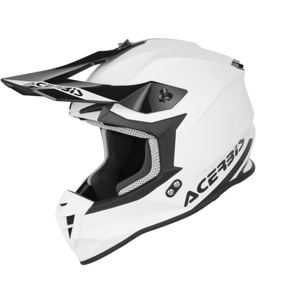 Casque Moto Cross Acerbis LINEAR 2206 Blanc 2