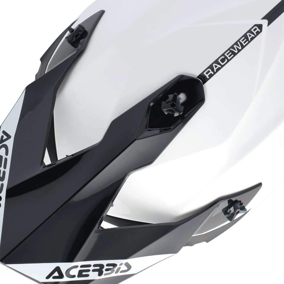 Casque Moto Cross Acerbis LINEAR 2206 Blanc 2