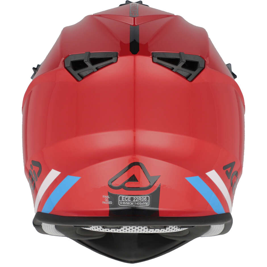 Casque Moto Cross Acerbis LINEAR 2206 Rouge