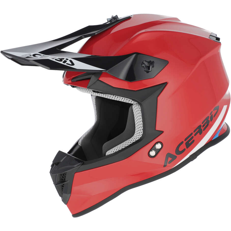 Casque Moto Cross Acerbis LINEAR 2206 Rouge