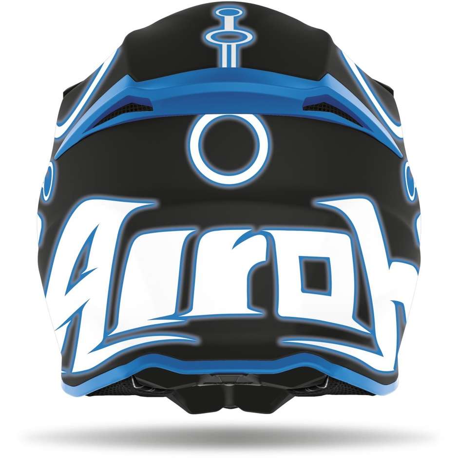 Casque Moto Cross Enduro Airoh TWIST 2.0 Neon Matt Blue