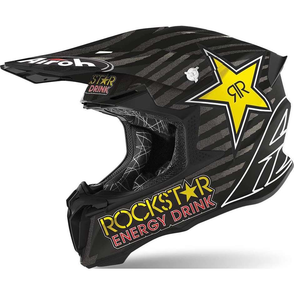 Casque Moto Cross Enduro Airoh TWIST 2.0 RockStar 2020 Matt