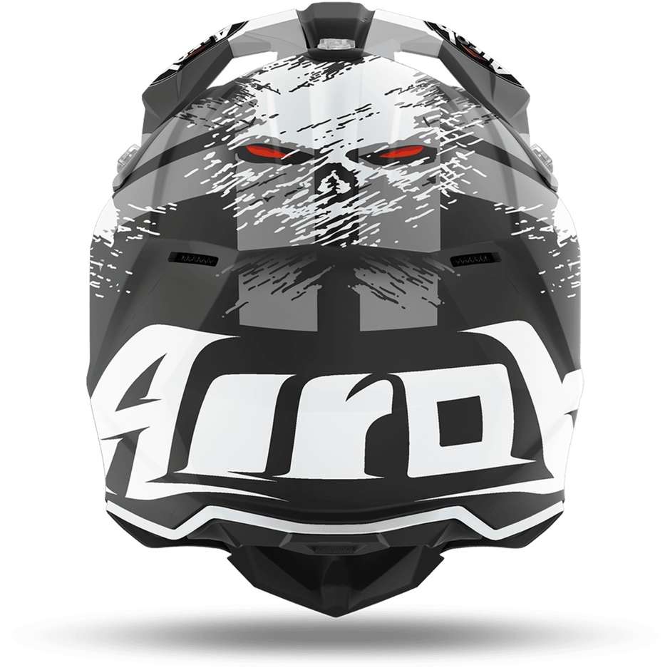 Casque Moto Cross Enduro Airoh WRAAP Demon Opaque