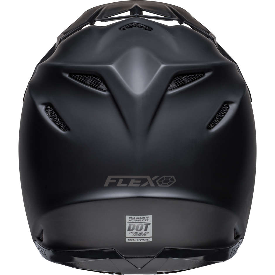 Casque Moto Cross Enduro Bell MOTO-9S FLEX Noir Mat