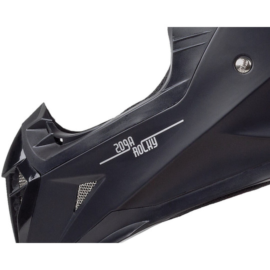 Casque Moto Cross Enduro CGM 209A ROCKY Matt Black