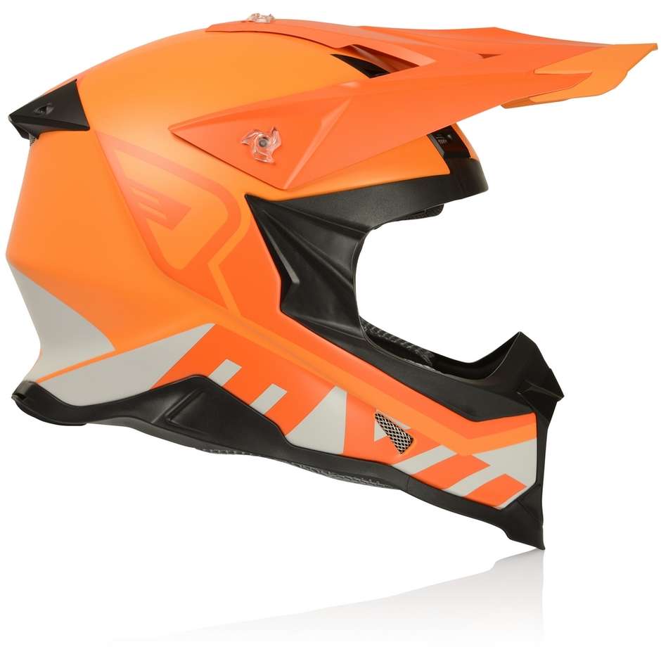 Casque Moto Cross Enduro En Acerbis X-RACER VTR Fibre Orange Mat