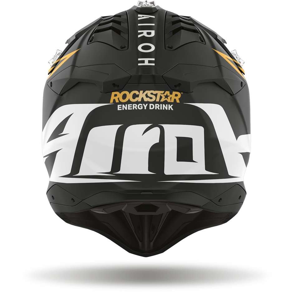 Casque Moto Cross Enduro En Fibre HPC Airoh AVIATOR 3 RockStar 22 Opaque