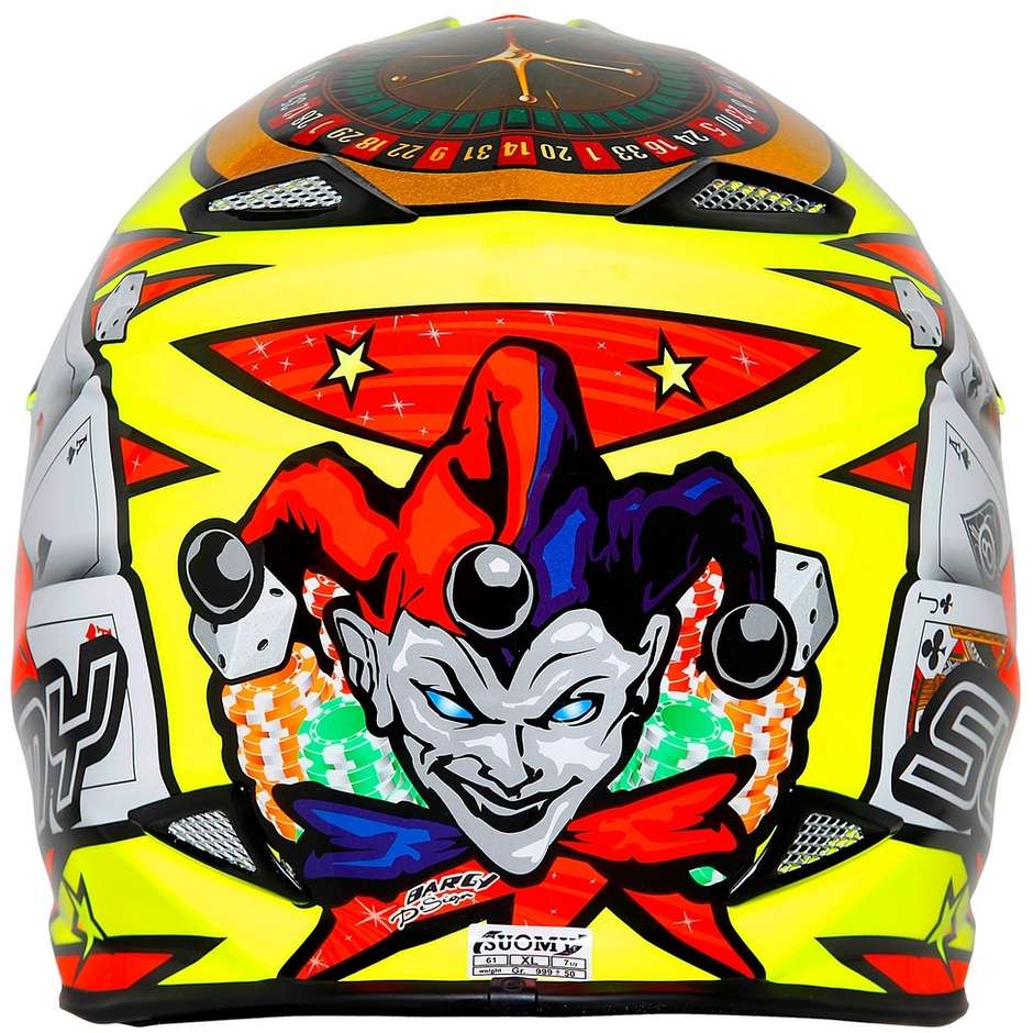 Casque Moto Cross Enduro EN FIBRE Suomy MR JUMP JACKPOT Jaune