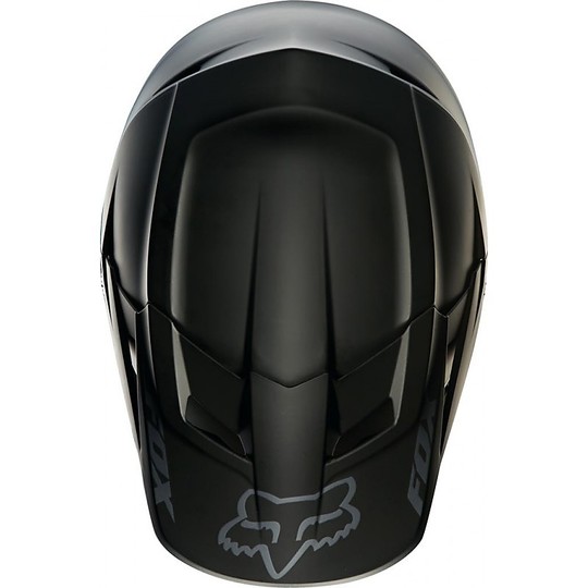 Casque Moto Cross Enduro Fox V1 Matte Black Matt