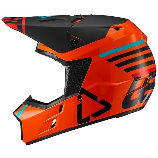 Casque Moto Cross Enduro Leatt GPX 3.5 V19.2 JUNIOR Orange