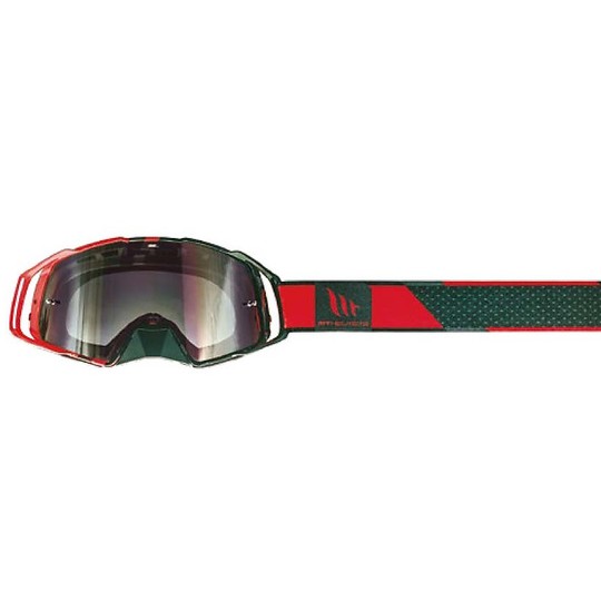 Casque Moto Cross Enduro MT MX-EVO Stripes Red Mask