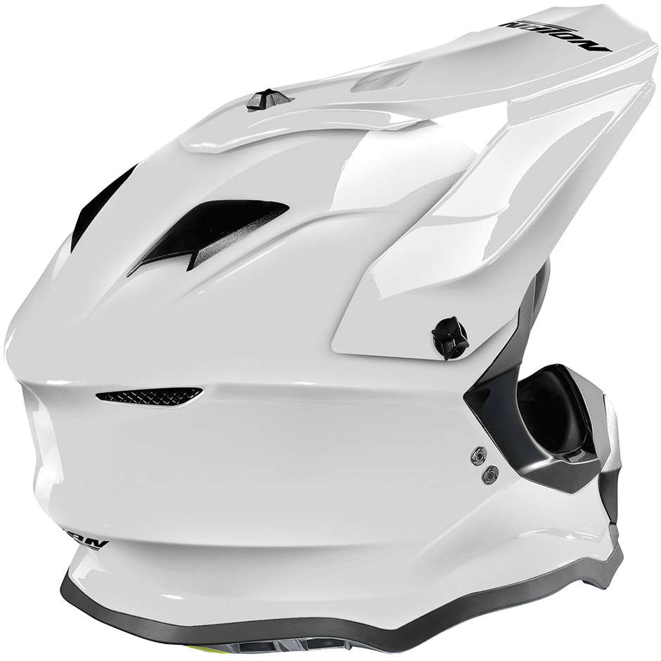 Casque Moto Cross Enduro Nolan N53 Smart 015 Blanc