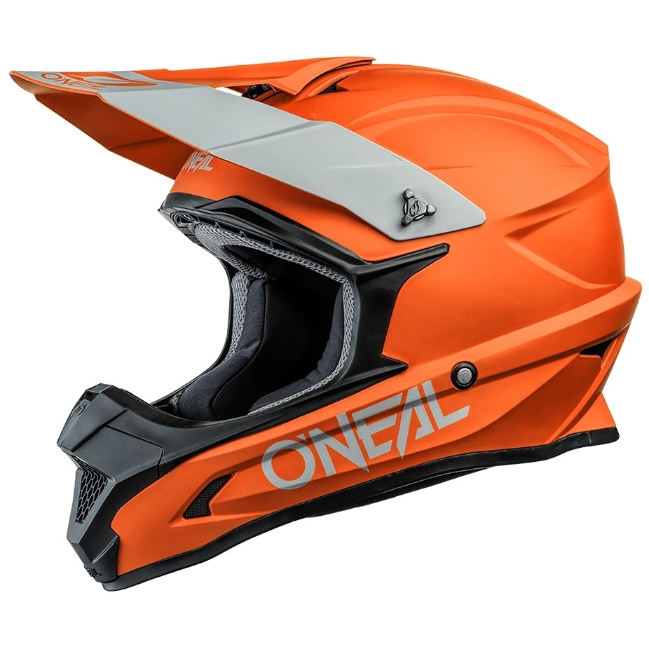 Casque Moto Cross Enduro Oneal 1Srs Helmetolid Orange