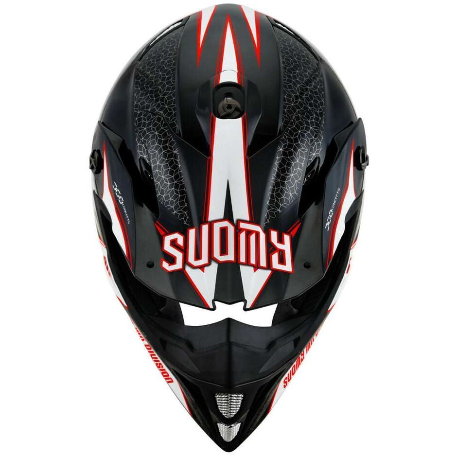 Casque Moto Cross Enduro Suomy MX SPEED PRO TRANSITION Blanc