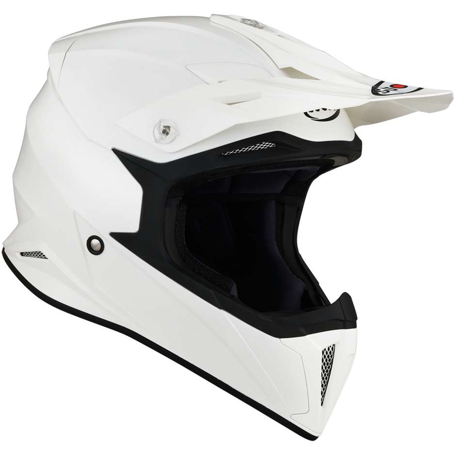 Casque Moto Cross Enduro Suomy X-WING PLAIN Blanc