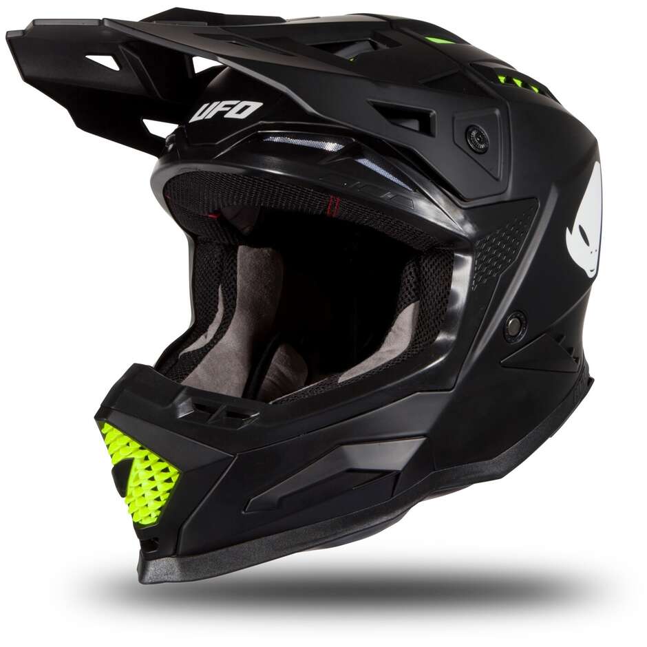 Casque Moto Cross Enduro Ufo ECHUS Noir Mat