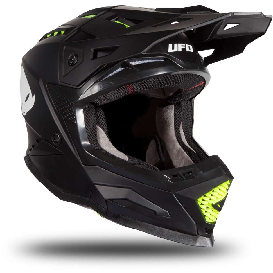 Casque Moto Cross Enduro Ufo ECHUS Noir Mat