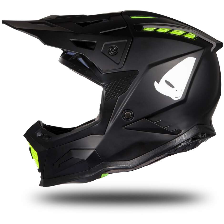 Casque Moto Cross Enduro Ufo ECHUS Noir Mat