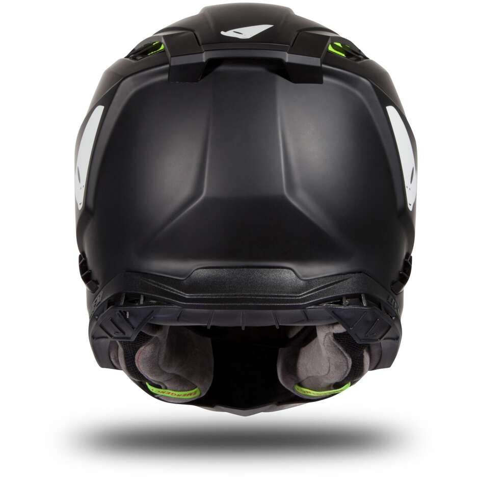 Casque Moto Cross Enduro Ufo ECHUS Noir Mat