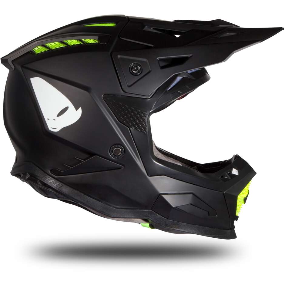 Casque Moto Cross Enduro Ufo ECHUS Noir Mat