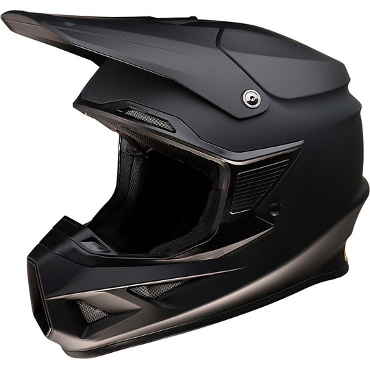 Casque Moto Cross Enduro Z1r FI Mono Matt Black Brain Protection