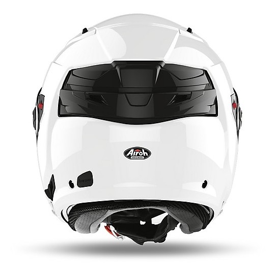Casque moto crossover ouvrable Airoh Executive Color Glossy White