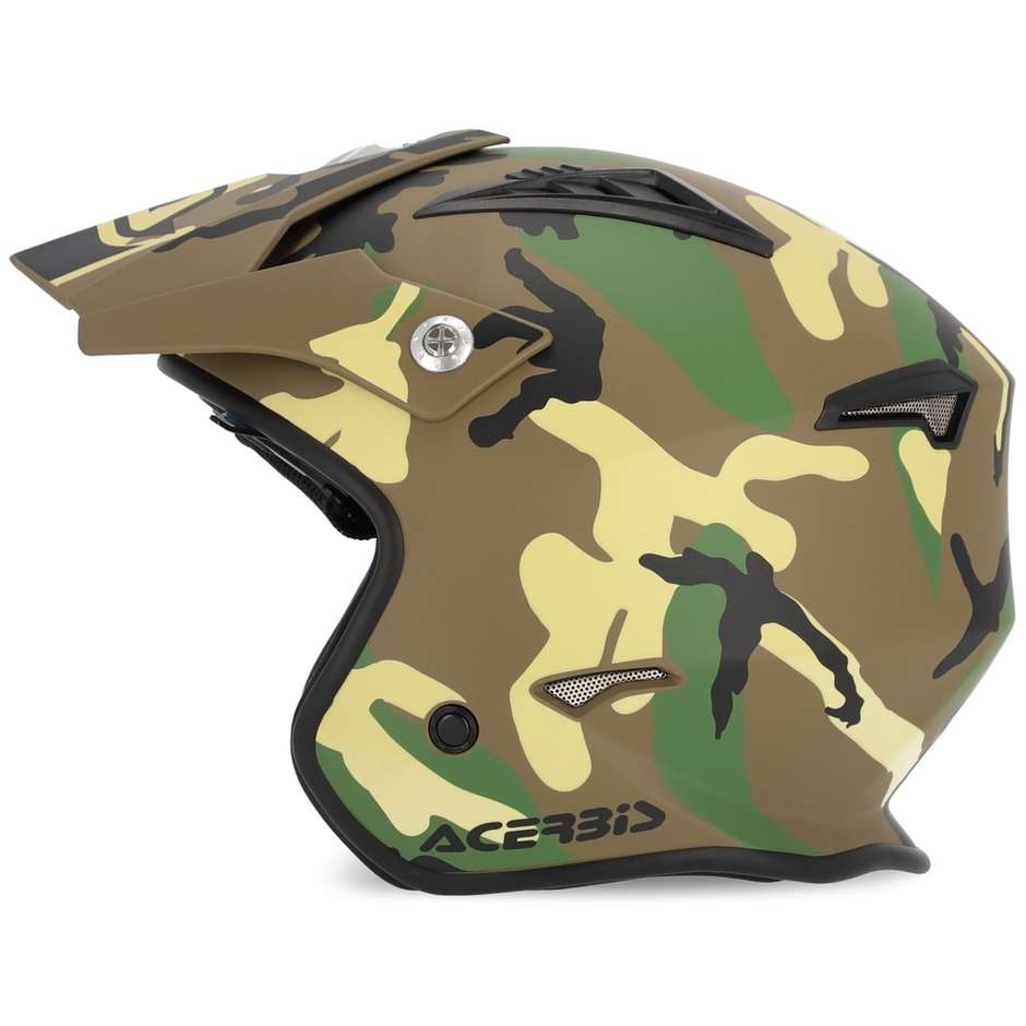 Casque Moto Demi-Jet Acerbis ARIA Camouflage Army