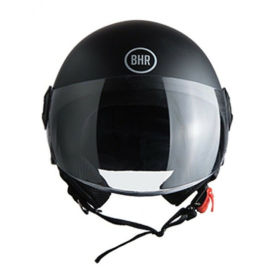 Casque moto Demi-Jet BHR 808 FIRST Matt Black