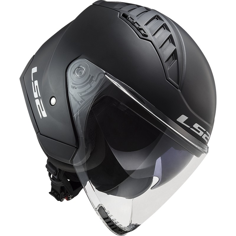 Cascos Moto LS2, Casco Moto Jet COPTER II SOLID Matt Black, XS