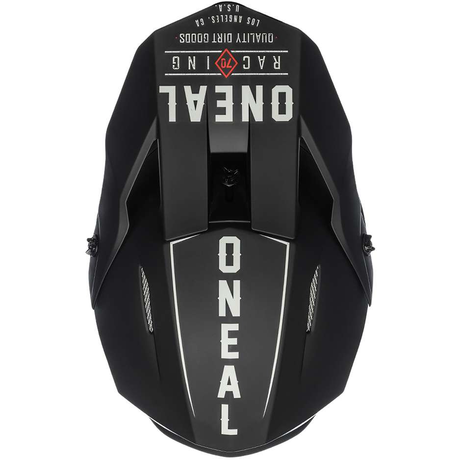 Casque Moto Enduro Oneal 3Srs DIRT V.22 Cross Noir Gris