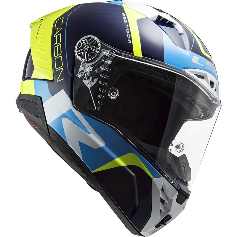Casque moto intégral LS2 Thunder Racing1 rouge