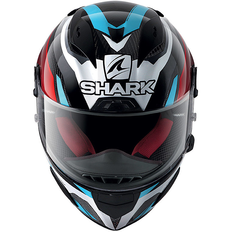 Casque Moto Full Carbon Shark RACE-R PROCARBON ASPY Carbone Rouge Bleu
