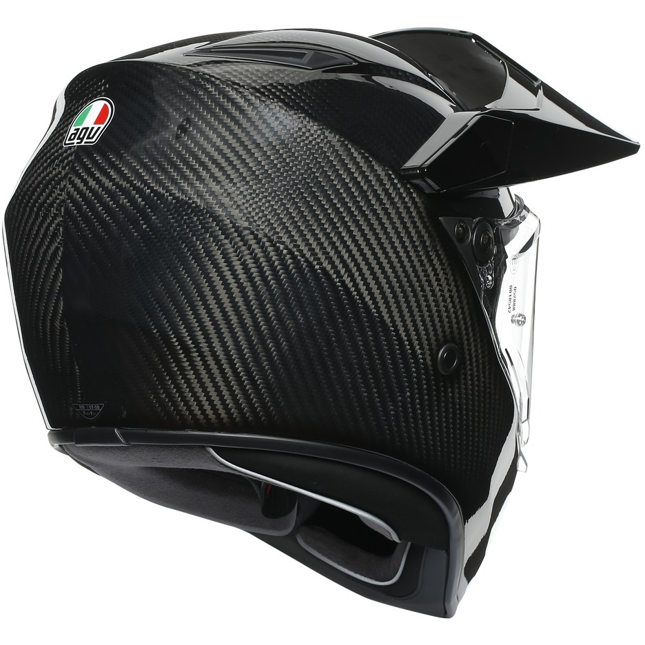 Casque Moto Full Carbon Touring AGv AX9 Mono GLOSSY CARBON Glossy