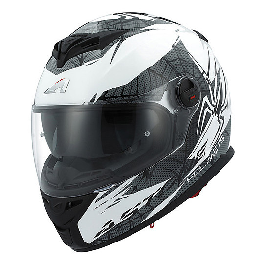 Casque Moto Intégral Astone Gt2 Multi Predator Noir Blanc Vente en Ligne 