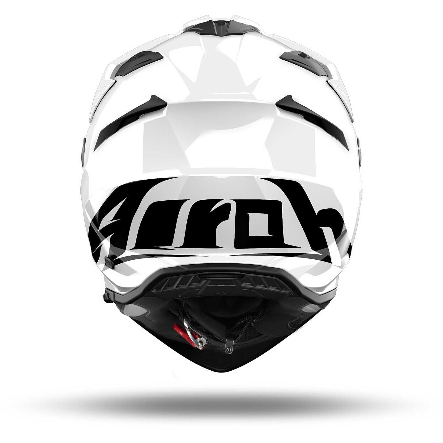 Casque Moto Jet Ouvert Bandit Classic Blanc Et Noir Brillant - Style Biker Vintage Custom Avec Visière Amovible