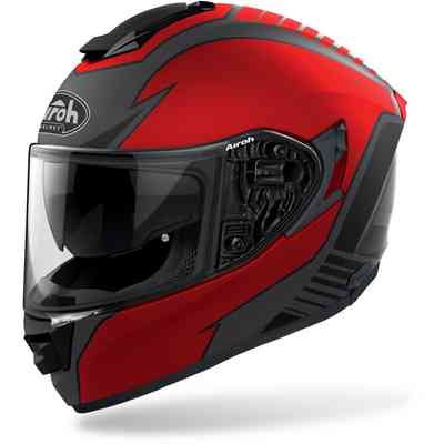 CASCO AIROH TOURING COMMANDER COL.ORANGE FLUO MATT