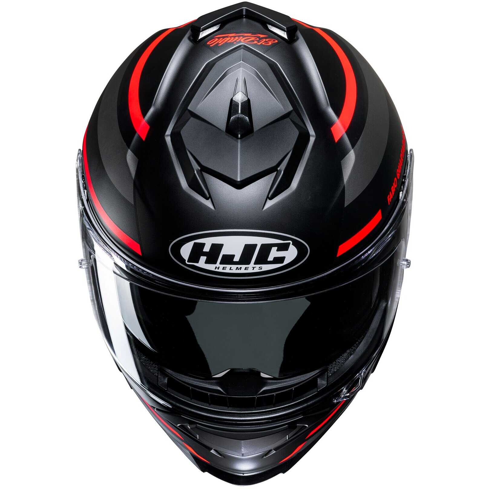 Casque Moto Intégral HJC RPHA 1 Senin Noir Rouge - Homologué FIM/ECE