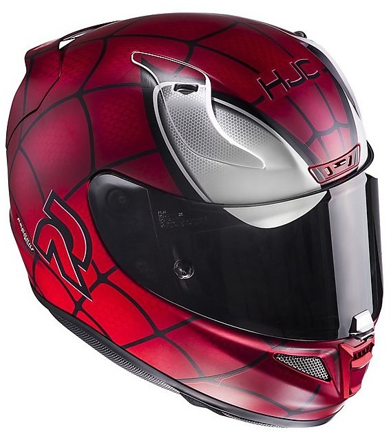 Casque moto intégral HJC RPHA 11 Marvel Limited Edition Spiderman MC1SF  Vente en Ligne 