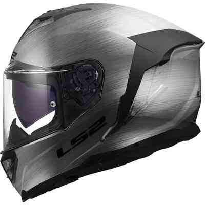 JQF Visière Casque Moto Chromée Argent – Protection Anti-UV Et Anti-Vent Pour LS2 FF328, FF353, FF800
