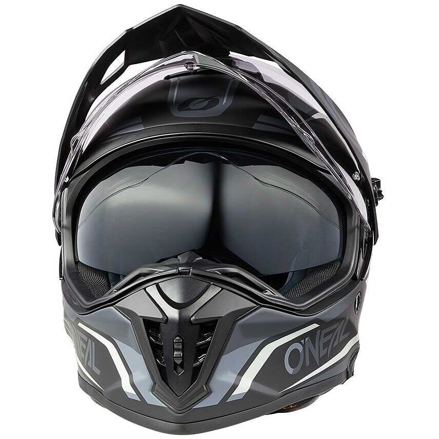 Casque de VTT First Racing K2 Lightning Bolt Noir / Blanc / Rouge