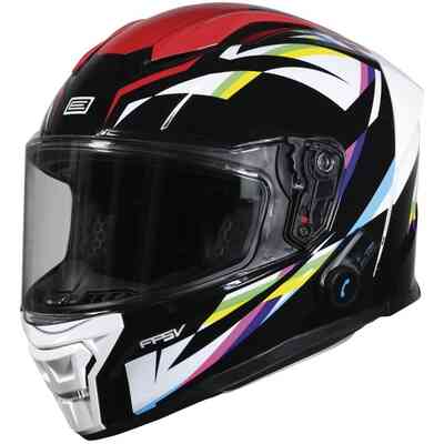 Casque Moto Intégral Enfants 3-12 Ans Homologué ECE - Avec Pare-Soleil Et Écharpe