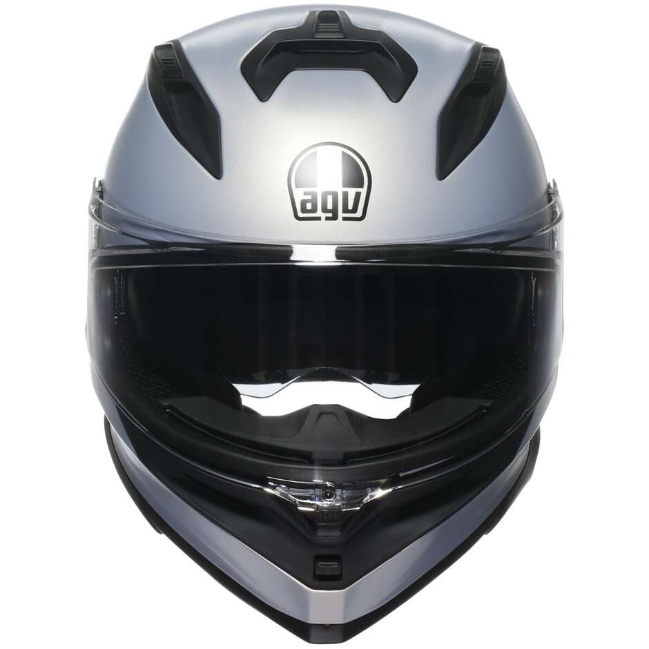Casque moto intégral Agv K7 MONO Matt Prisma Silver