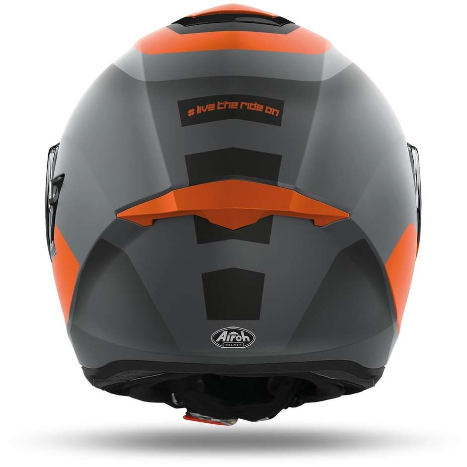 Casque Moto Intégral Airoh Fibre ST 501 Dock Orange Mat