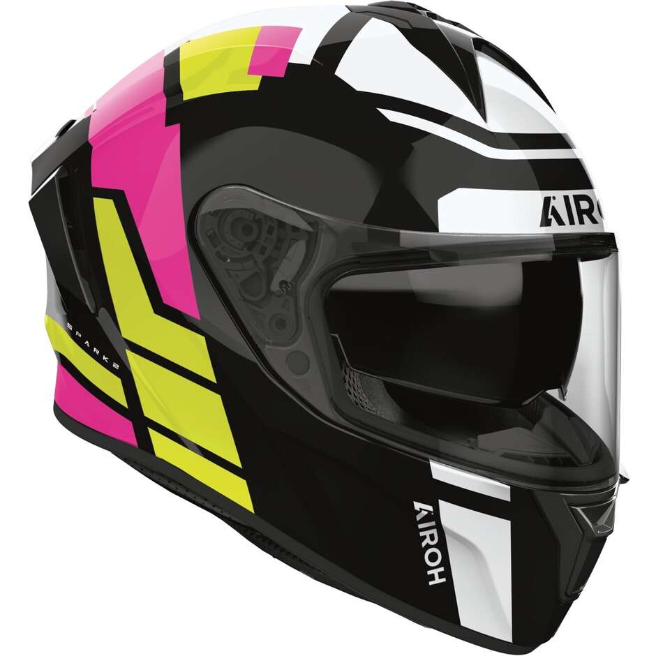 Casque moto intégral Airoh SPARK 2 LIVELY, menthe brillante